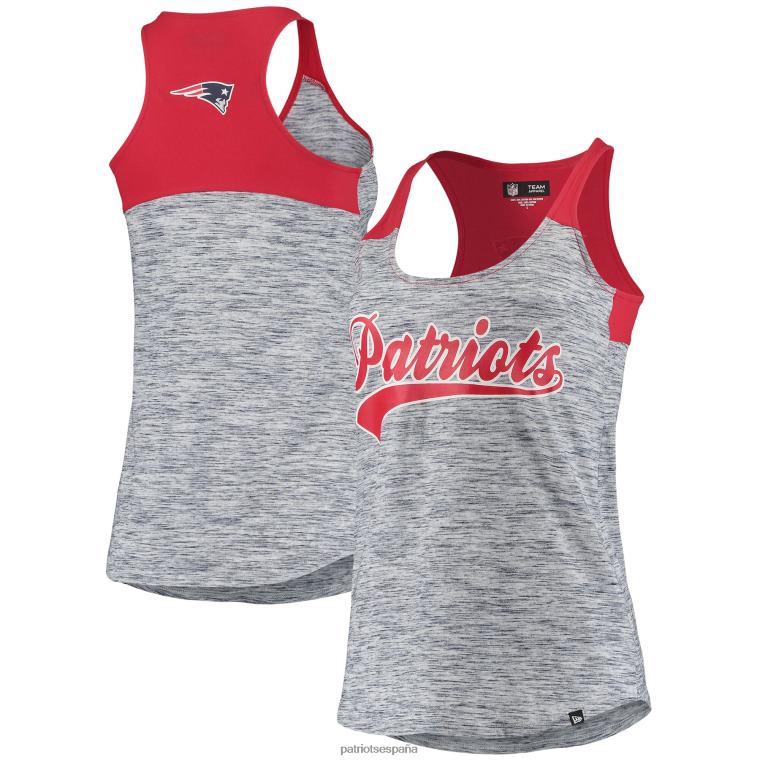 ropa Patriots Jersey camiseta sin mangas con cuello redondo y espalda cruzada con tinte espacial rojo azul marino de new era mujer 2JJ8R2745 2JJ8R2745 Patriots Espana Ropa de moda en oferta
